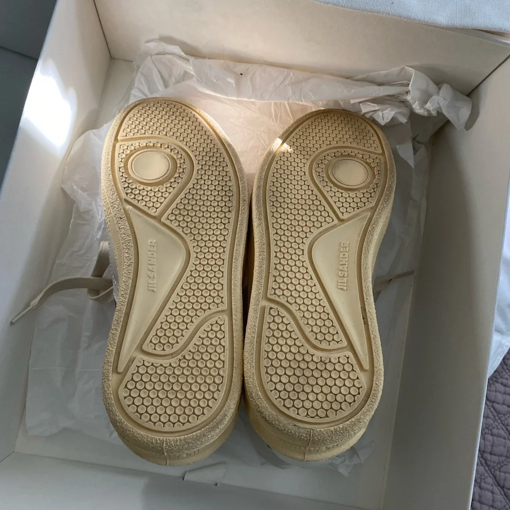 Jil Sander women’s calf leather sneakers size 36
